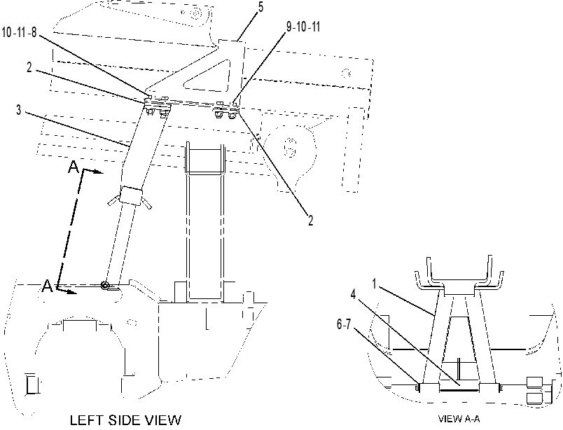 SUPPORT GP-BOOM 2334182 CAT