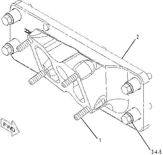 SUPPORT GP-TURBOCHARGER 2247828 CAT