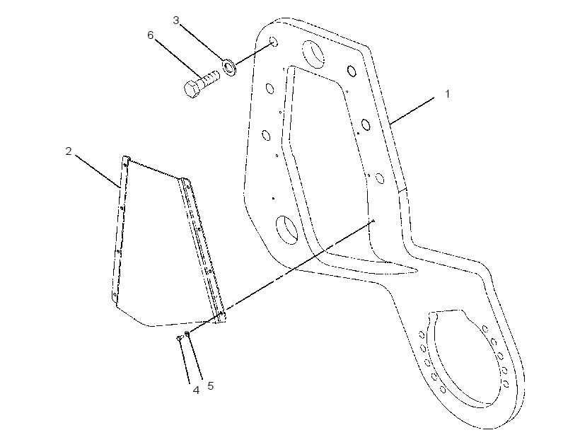 SUPPORT GP-MOTOR 1896316 CAT