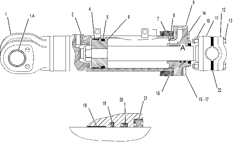 CYLINDER GP-TILT & TIP 1407425 CAT