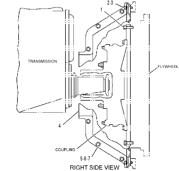MOUNTING GP-MARINE XMSN 7C9077 CAT
