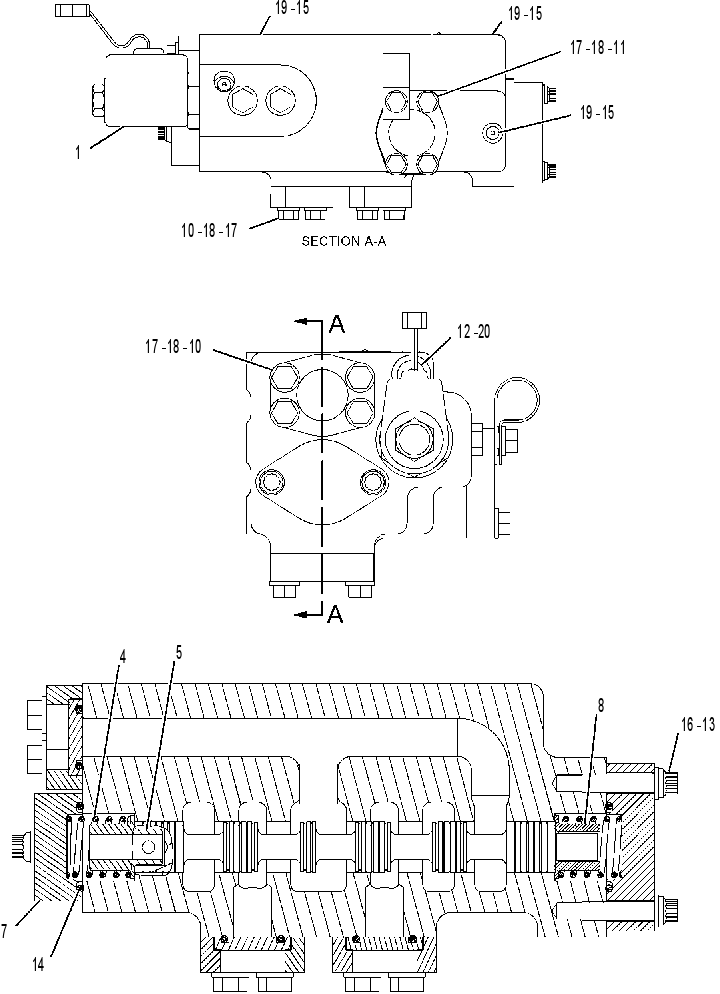 VALVE GP-TILT CONTROL 2252321 CAT