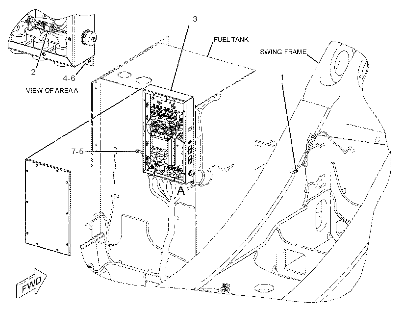 WIRING GP-CAB RISER 2158227 CAT