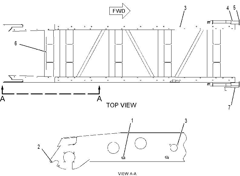 FRAME AS 0870049 CAT