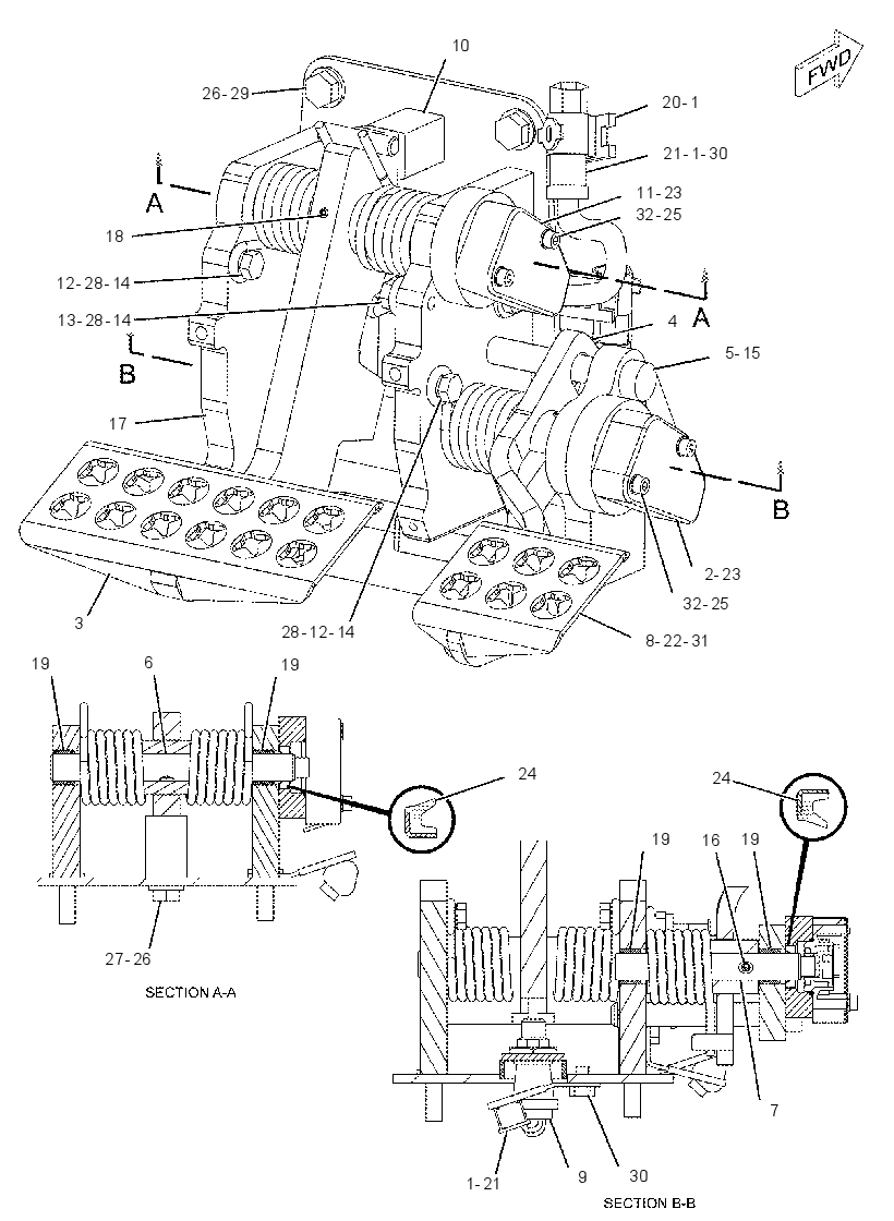 GOVERNOR AND BRAKE CONTROL GROUP 1994801 CAT