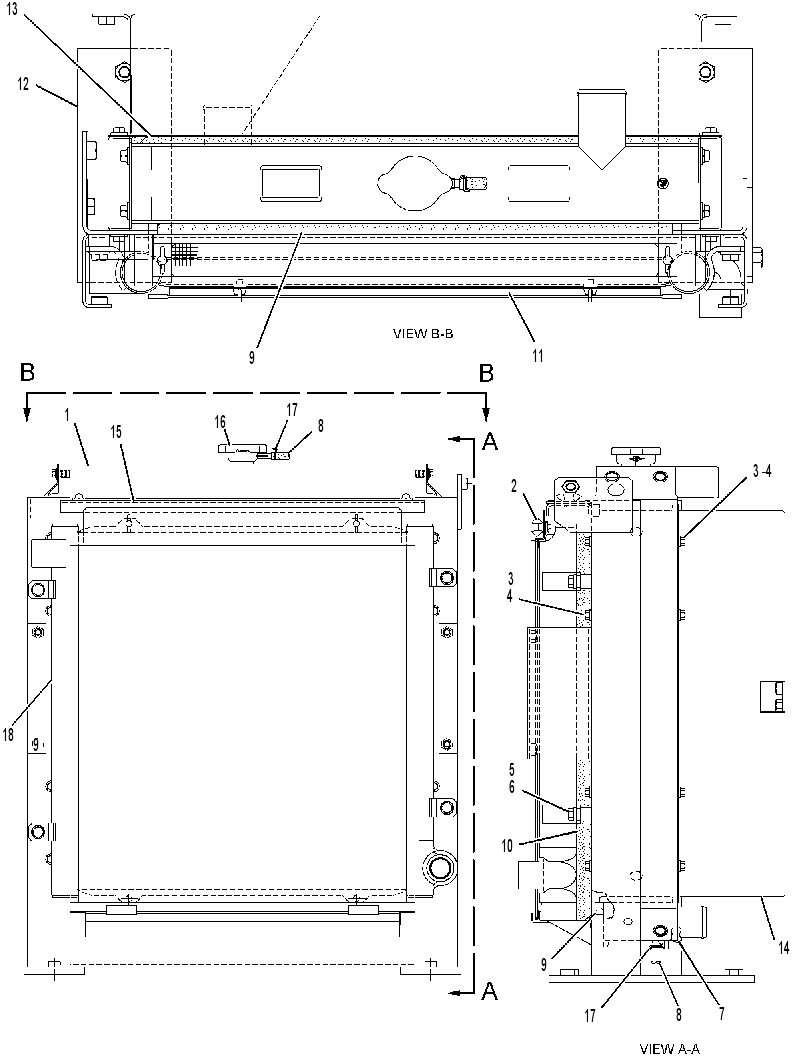 RADIATOR & OIL COOLER GP 2388203 CAT