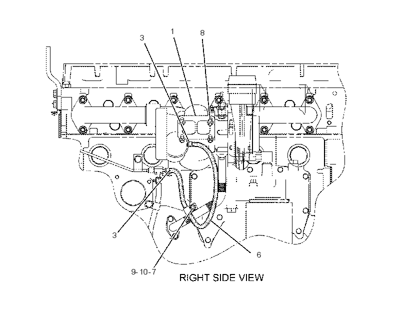 MOUNTING GP-TURBOCHARGER 1654448 CAT