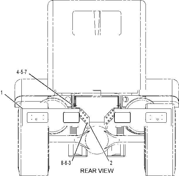 BUMPER GP 1632212 CAT