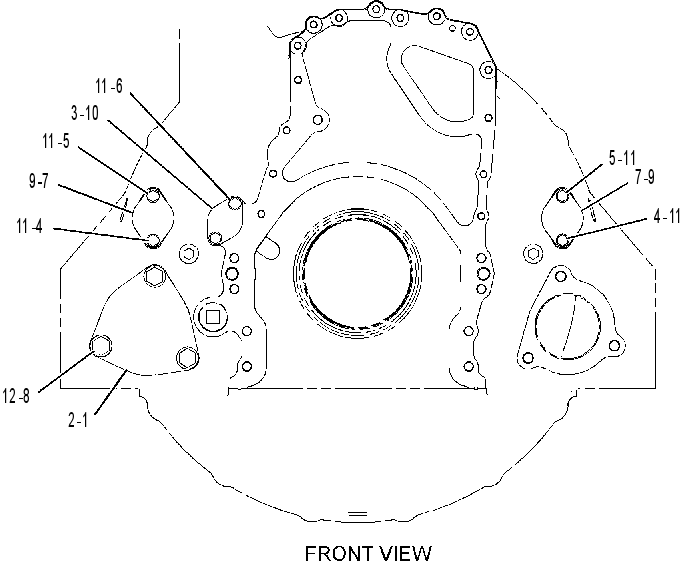 COVER GP-REAR HOUSING 1842453 CAT