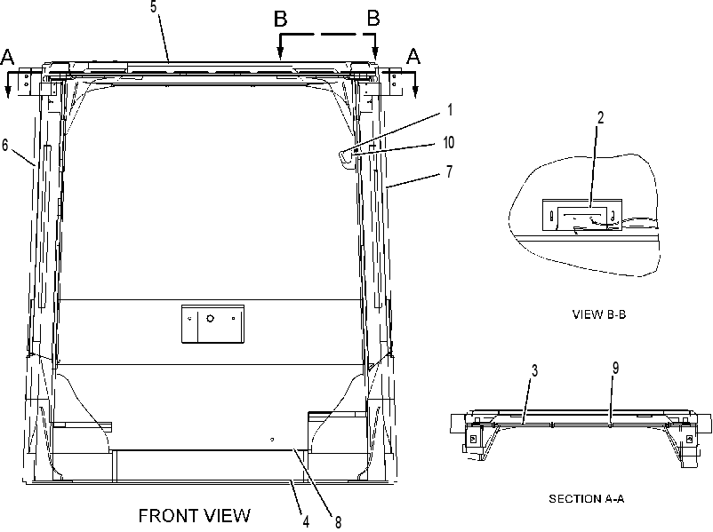 LINER GP-OPEN ROPS 2303644 CAT