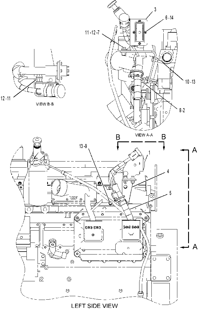 Проводка электронного управления 1951333 CAT