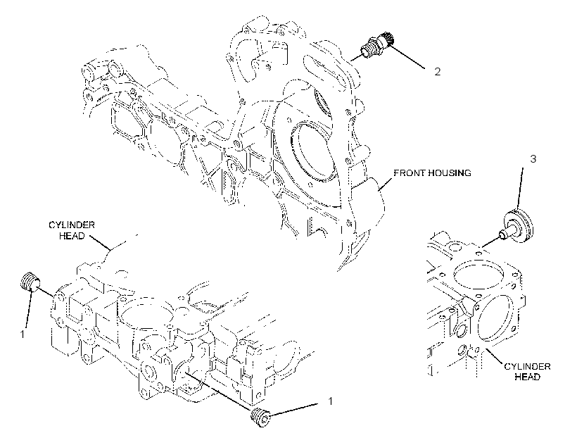 CONNECTOR GP-CAB HEATER LINES 2454665 CAT