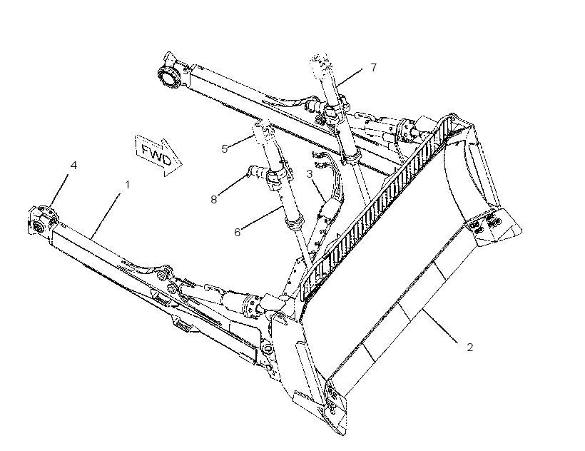 BULLDOZER AR-SEMI-UNIVERSAL 2265919 CAT