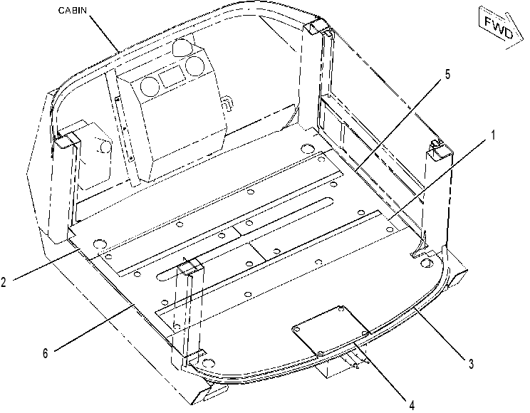 FLOOR MAT GP-CAB 2112321 CAT