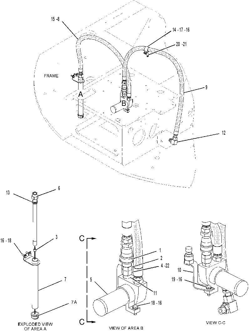 PUMP & LINES GP-HYD TANK FILL 2179690 CAT