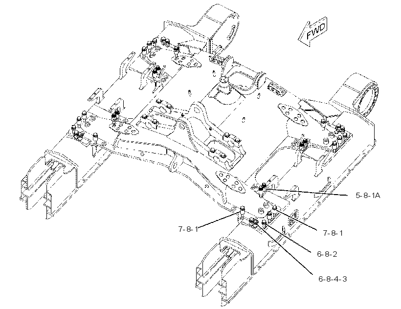 FASTENER GP-CARBODY 2361883 CAT