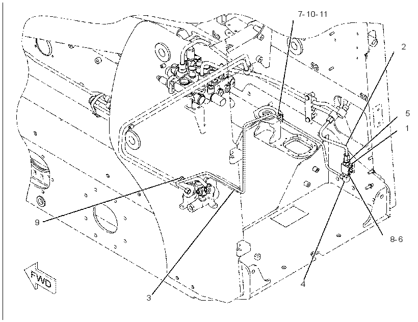 LINES GP-LOWERING CONTROL 2185617 CAT