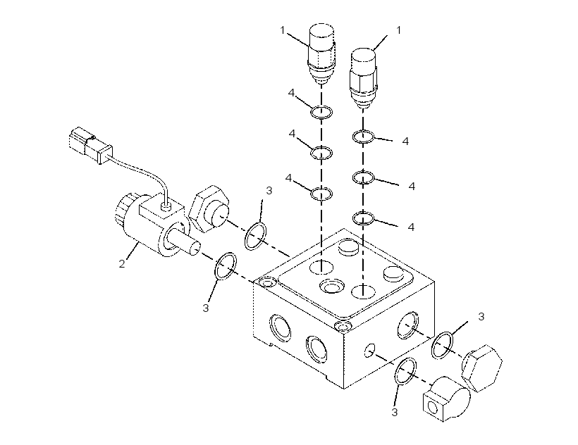 VALVE GP-FLOW DIVIDER 2454519 CAT