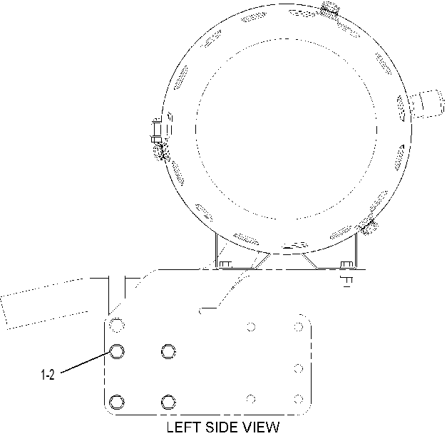 FASTENER GP-AIR CLEANER 2433807 CAT