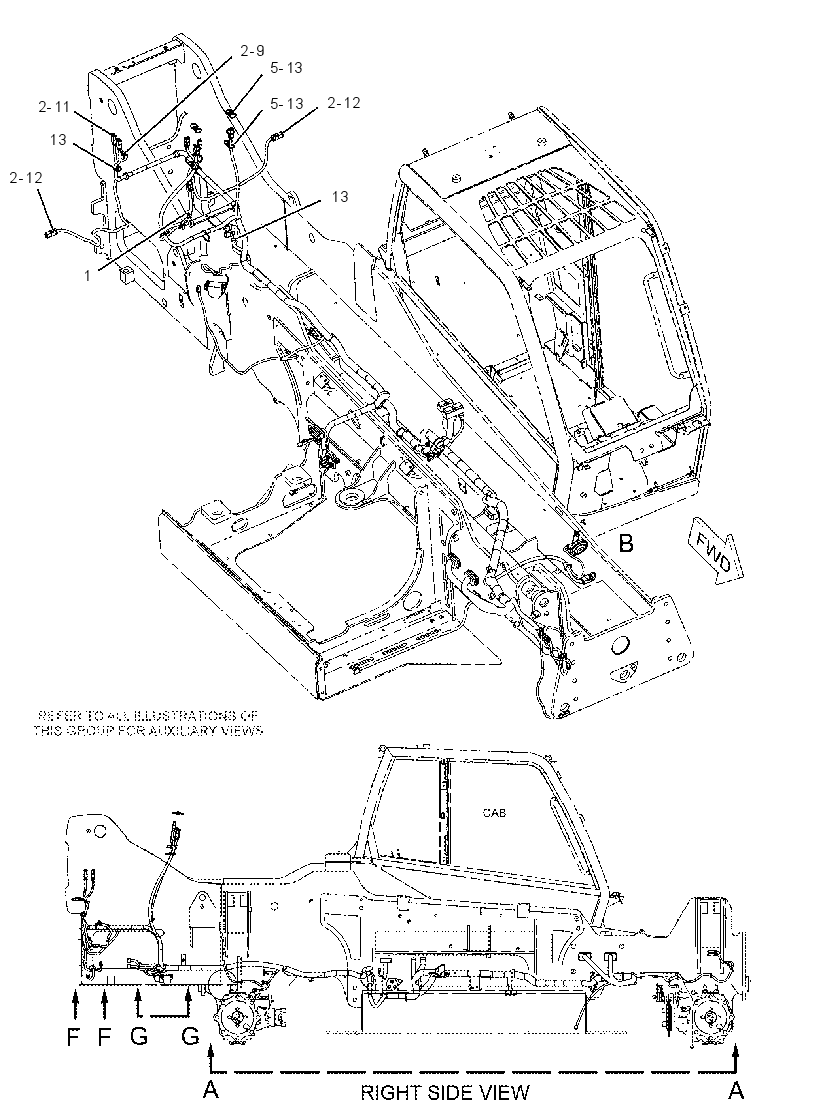 Проводка шасси 2094890 CAT