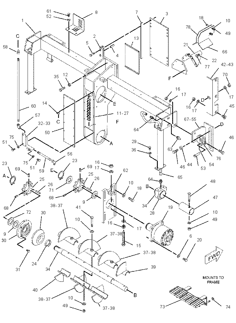 CONVEYOR GP-AUGER 2301539 CAT