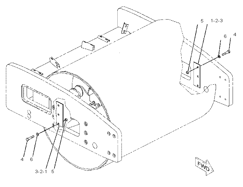 INSTALLATION GP-DRUM 2425116 CAT