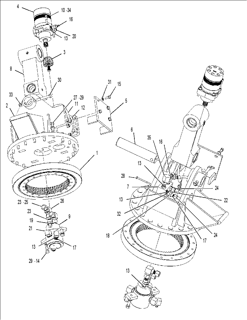 ROTATOR GP-HYDRAULIC 2307927 CAT