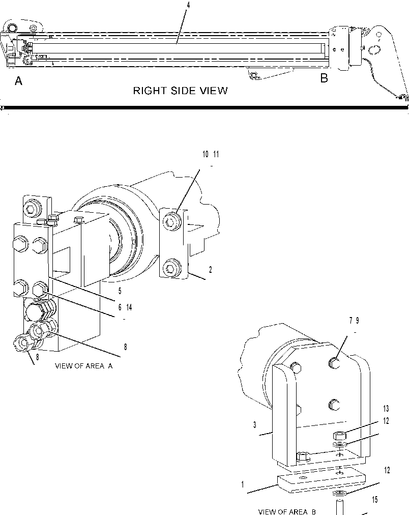 CYLINDER & MTG GP-TELESCOPING 2111985 CAT