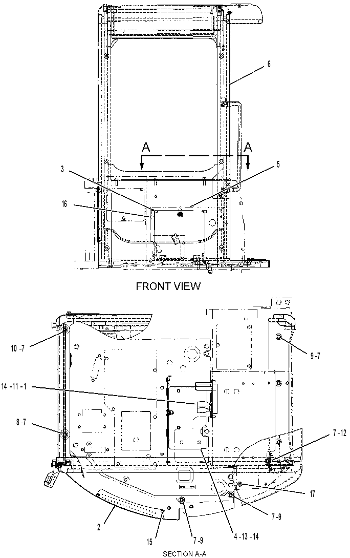 CANOPY GP-OPEN ROPS 2126737 CAT