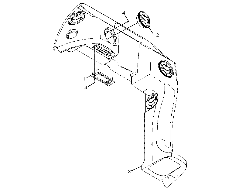 CONSOLE GP-FRONT 2379541 CAT