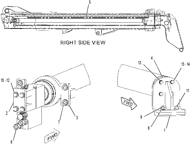 CYLINDER & MTG GP-TELESCOPING 2224292 CAT