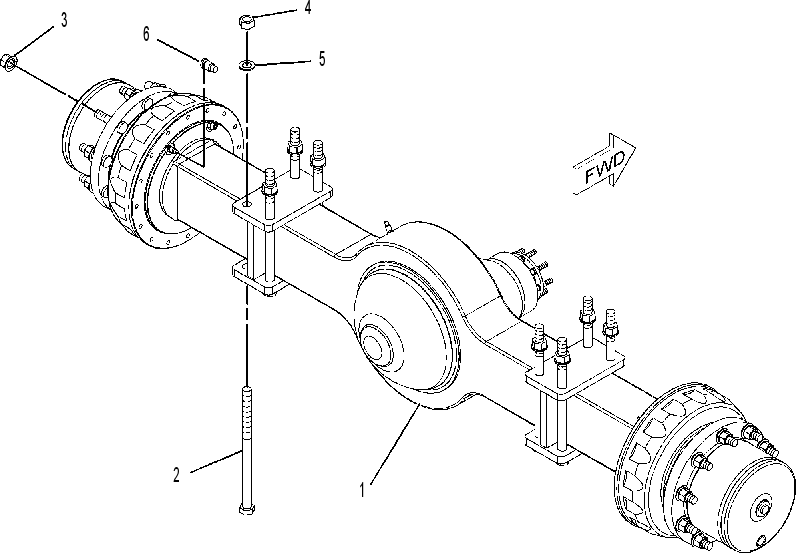 AXLE AR-REAR 2275312 CAT