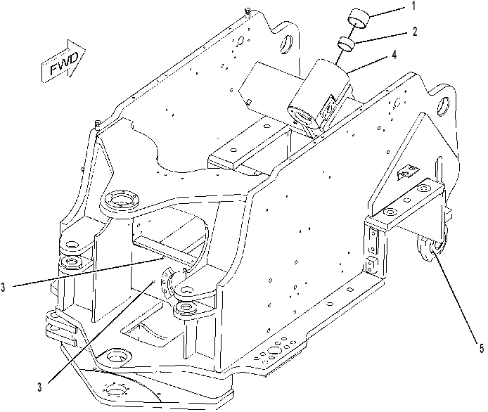 FRAME AS-FRONT 2400372 CAT