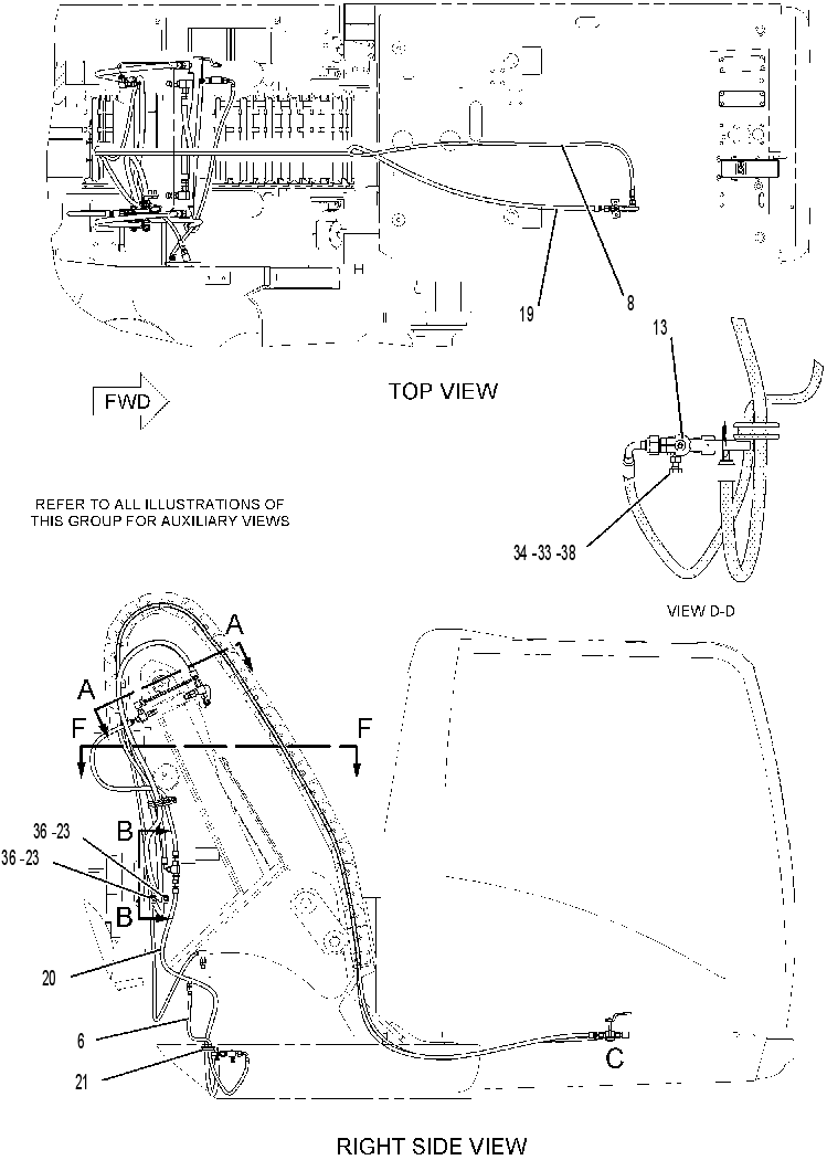 LINES GP-CAB RISER 2169495 CAT