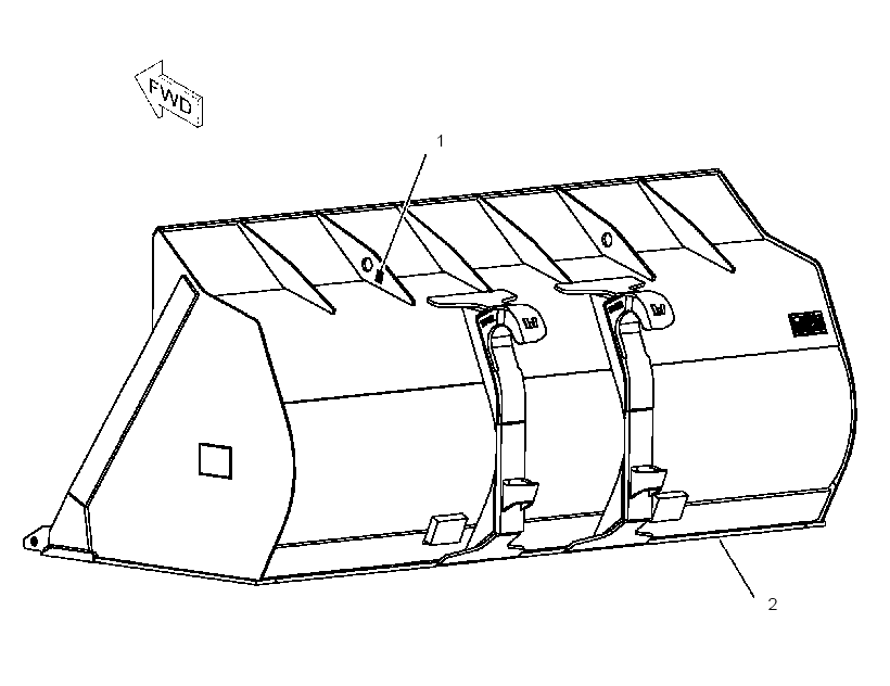BUCKET GP-PENETRATION 1986190 CAT
