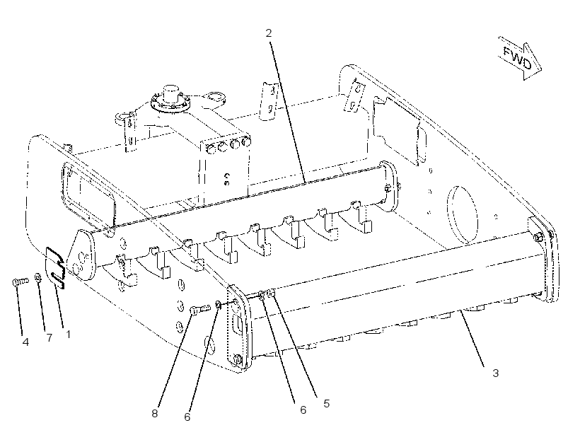 BUMPER GP-DRUM 2445593 CAT