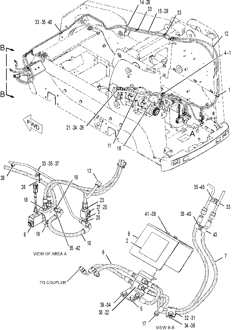MANIFOLD & LINES GP-COUPLER 2335850 CAT