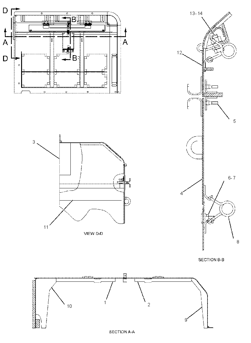 HOOD AS-ENGINE 2336880 CAT