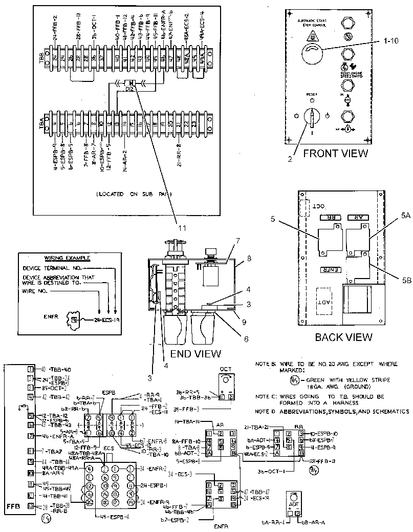 CONTROL GP-AUTO START/STOP 4W8005 CAT
