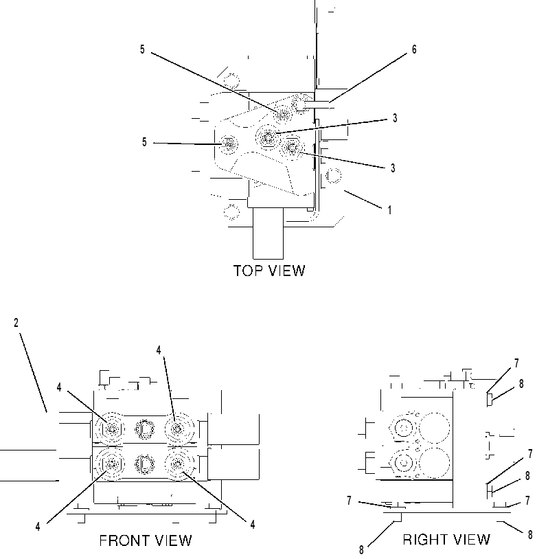 VALVE & MTG GP-STABILIZER 2077320 CAT