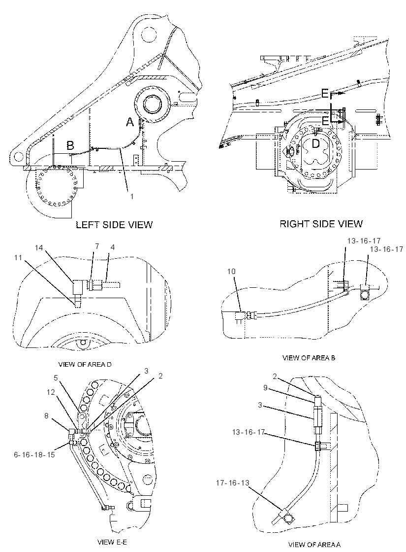 LINES GP-AXLE VENT 2234254 CAT