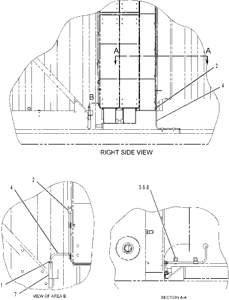 LINES GP-COOLANT DRAIN 2102703 CAT