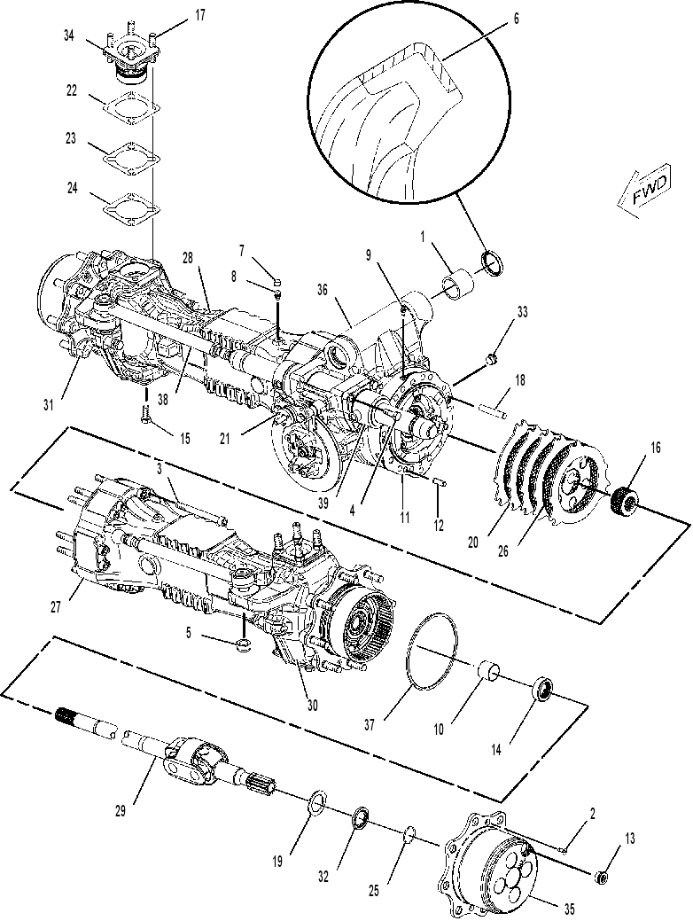AXLE GP-DRIVE & STEERING 2081019 CAT