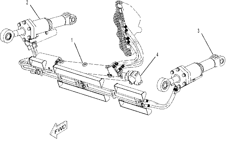 CYLINDER AR-TILT 2461026 CAT