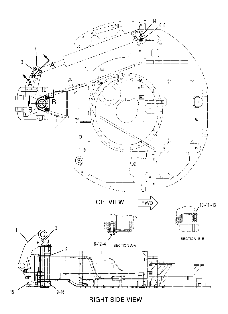 FRAME GP-SWING 1913835 CAT