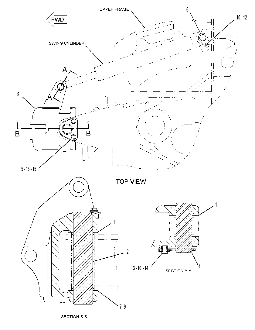FRAME GP-SWING 2156945 CAT