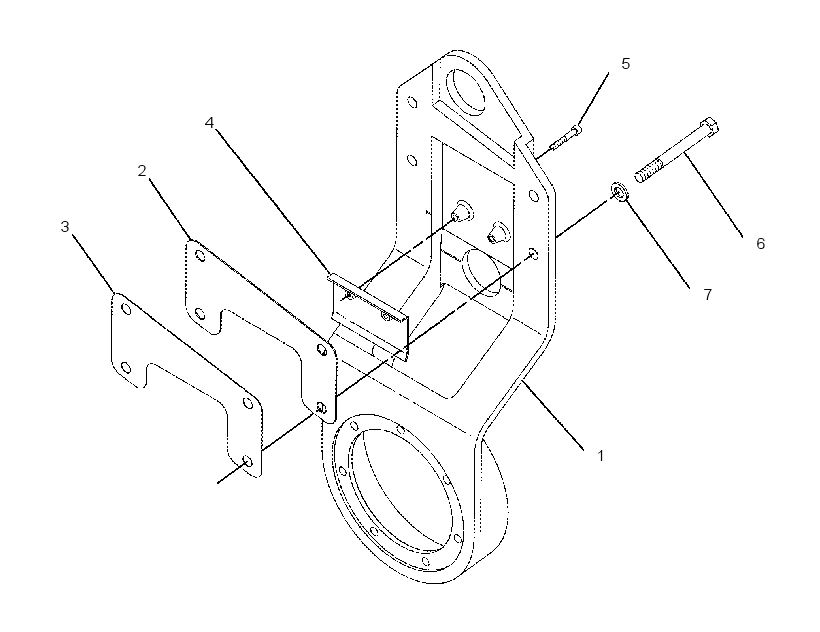 SUPPORT GP-MOTOR 2368036 CAT