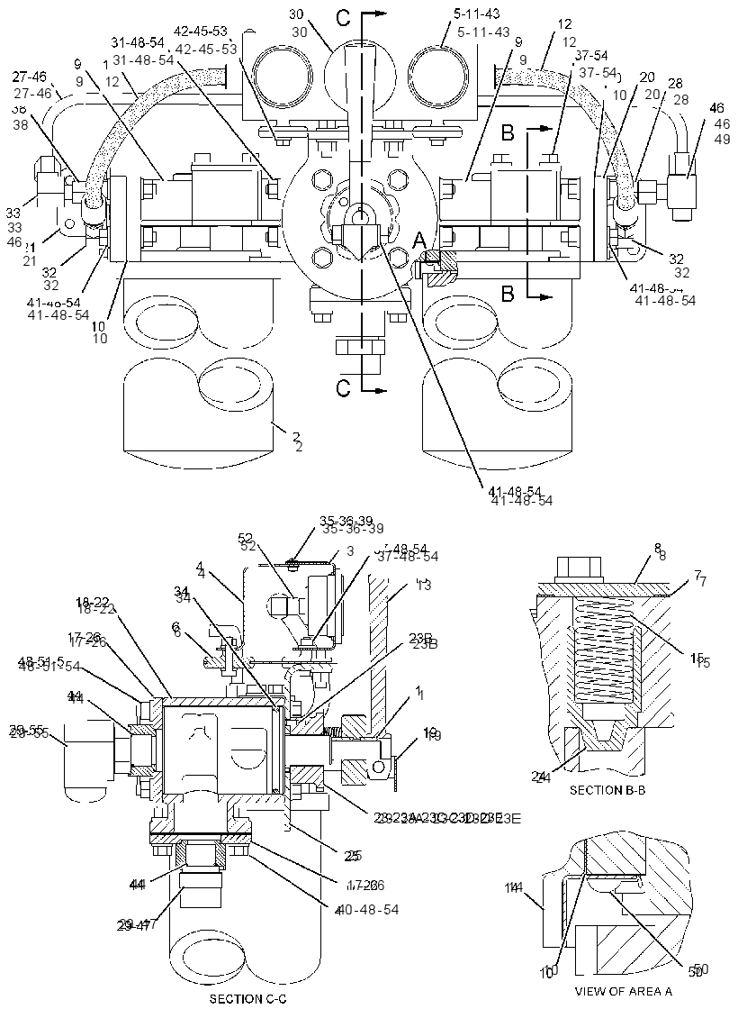 Фильтр масляный двигателя 2461126 CAT