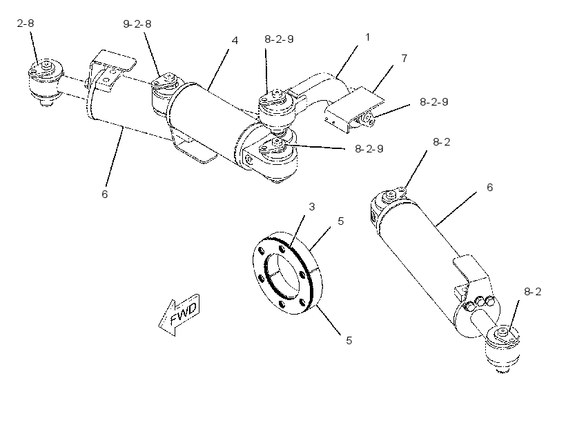 CYLINDER & GUARD GP 2354809 CAT