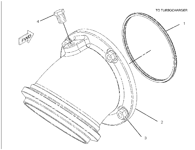 ADAPTER GP-EXHAUST DIFFUSER 2397033 CAT